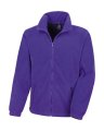 Heren Fleece Vest Outdoor Result R220M Purple